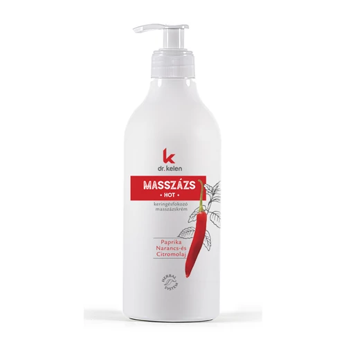Dr. Kelen Hot Masszázskrém, 500ml
