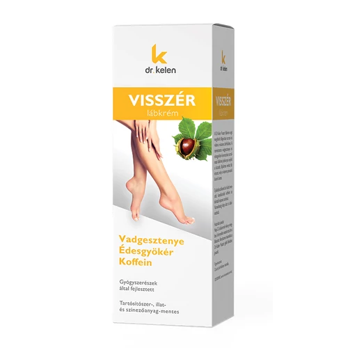 Dr. Kelen Visszér Lábkrém vadgesztenye-kivonattal Dr. Kelen Visszér Lábkrém vadgesztenye-kivonattal
