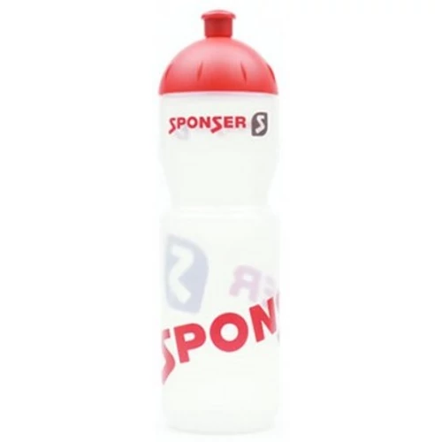 Sponser kulacs 750ml, átlátszó-piros