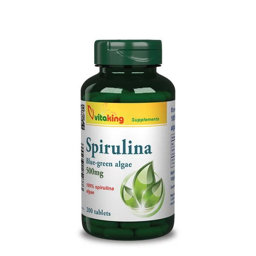 Vitaking Spirulina alga tabletta, 200db