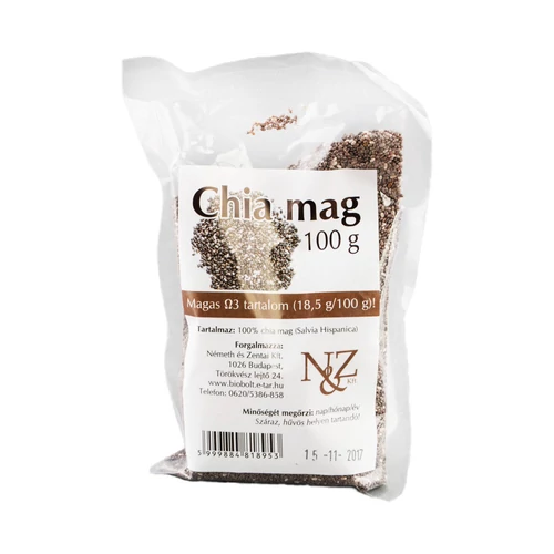 N&amp;Z Chia mag, 100g