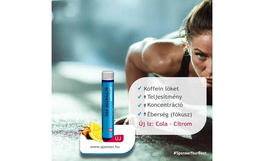 Activator 200 már cola-citrom ízben is!